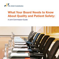 What your Board needs to know about quality and safety publication